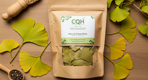 Hojas de Ginkgo Biloba