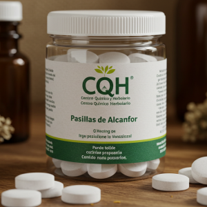 Alcanfor en pastillas mayoreo utilizado en preparaciones aromáticas y aplicaciones tradicionales.