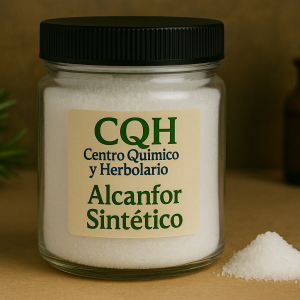 Alcanfor sintético DAB USP mayoreo en presentación sólida para formulaciones cosméticas y preparaciones tópicas.