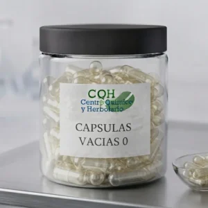 Cápsulas Vacías No. 0 Natural